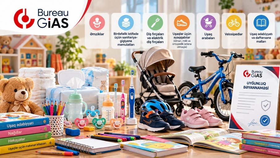 Products intended for children and adolescents
