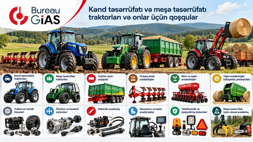 Agricultural and forestry tractors and their trailers